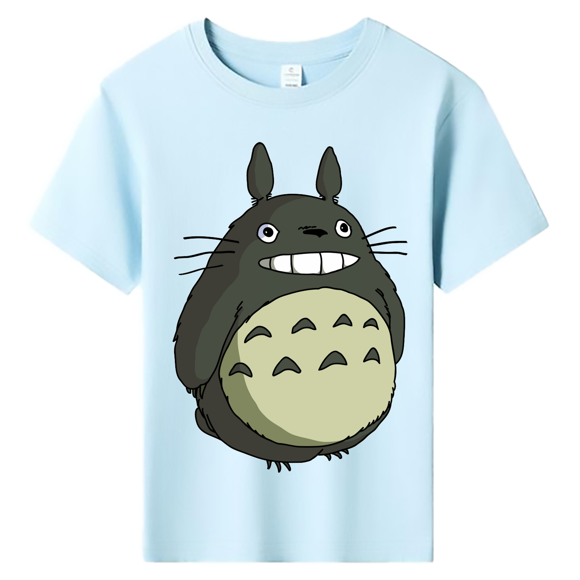 （画像用） となりのトトロ 草壁メイ 草壁サツキ My Neighbor Totoro Satsuki Kusakabe Mei Kusakabe 綿100％キッズTシャツ（フロントプリント）